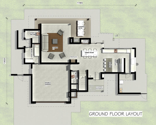 3 BEDROOM MODERN HOUSE PLAN – M250AS