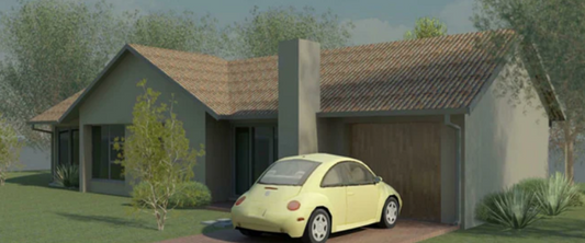 3 BEDROOM TRADITIONAL HOUSE PLAN – TR100AN