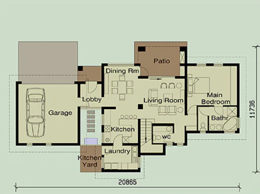 3 BEDROOM BALI HOUSE PLAN – B220AN