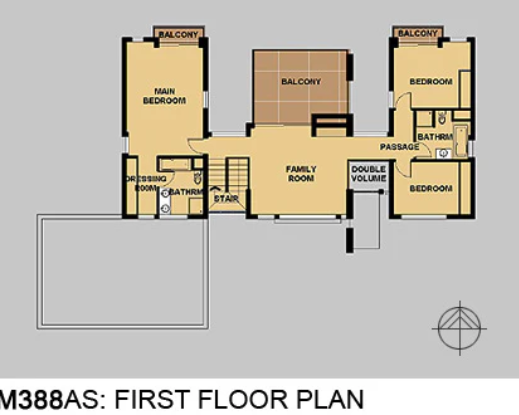 4 BEDROOM MODERN HOUSE PLAN – M338AS