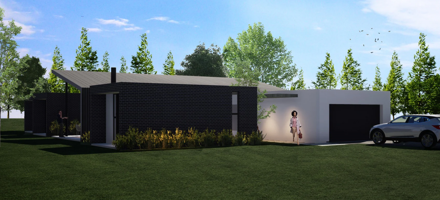 4 BEDROOM CONTEMPORARY HOUSE PLAN – CN304AW