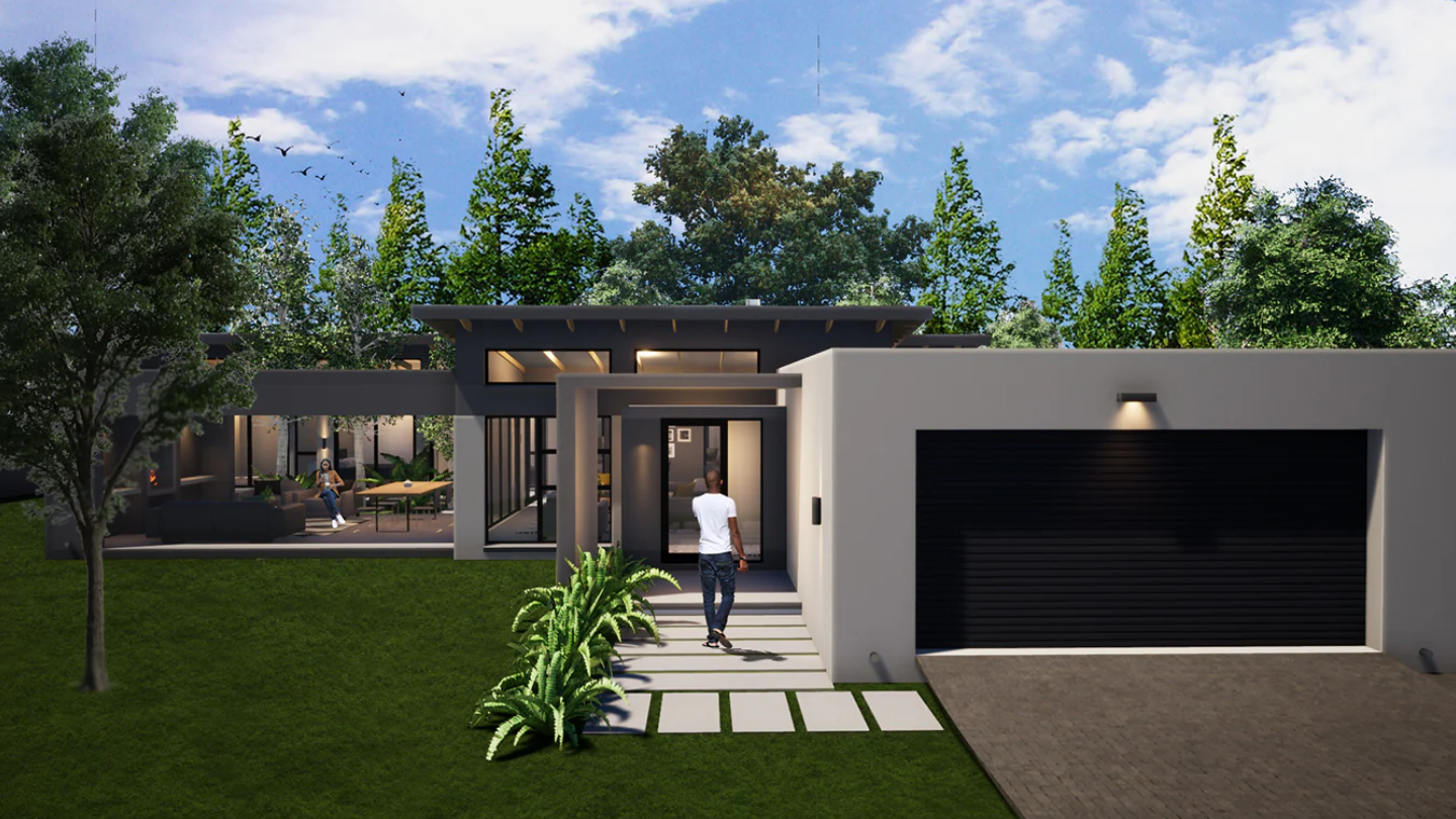 4 BEDROOM CONTEMPORARY HOUSE PLAN – CN298AN
