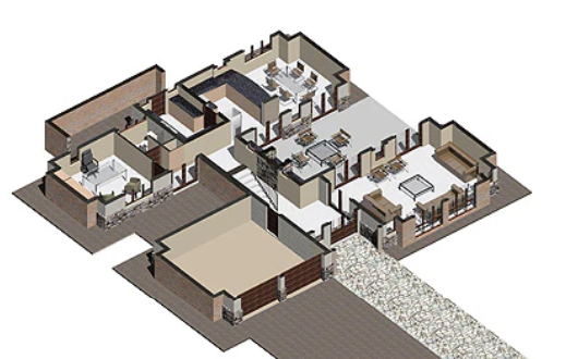 4 Bedroom Bali House Plan – B312AN