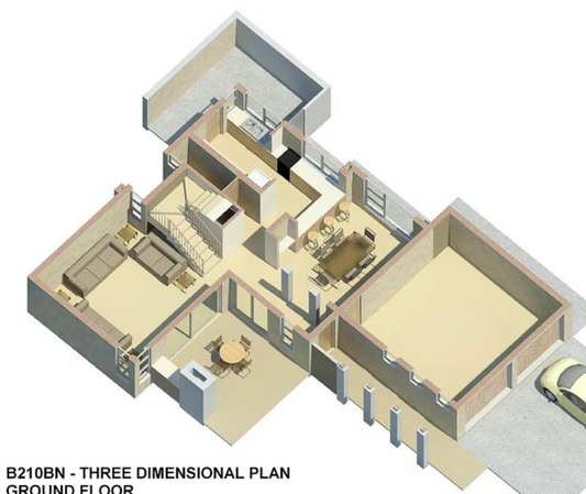4 BEDROOM BALI HOUSE PLAN – B210BN