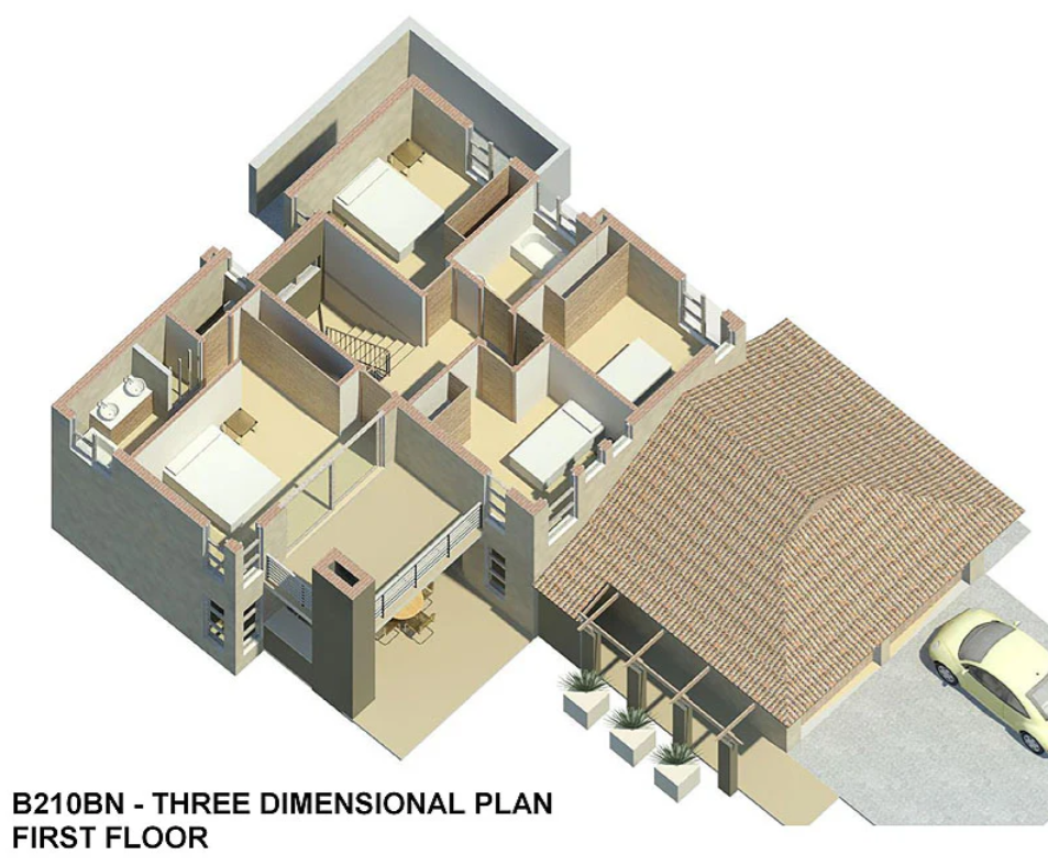 4 BEDROOM BALI HOUSE PLAN – B210BN
