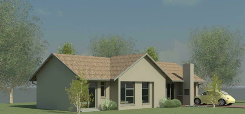 3 BEDROOM TRADITIONAL HOUSE PLAN – TR100AN