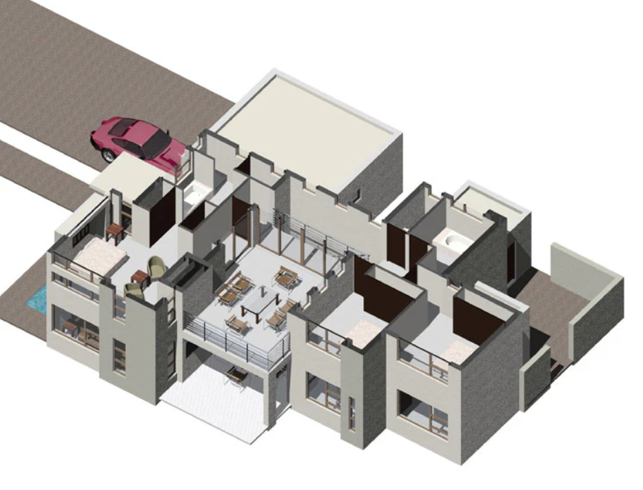 3 BEDROOM MODERN HOUSE PLAN – M277AE