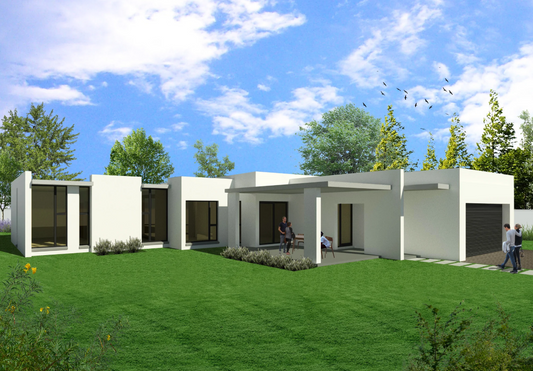 3 BEDROOM MODERN HOUSE PLAN – M203AN