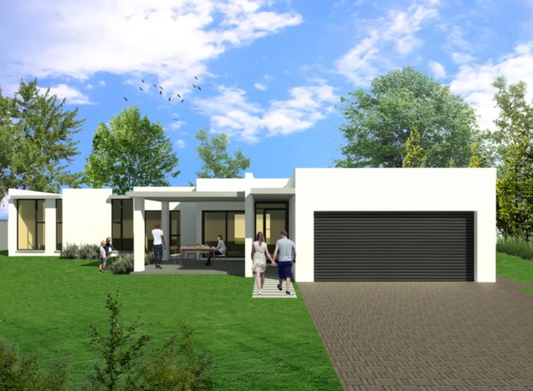 3 BEDROOM MODERN HOUSE PLAN – M203AN