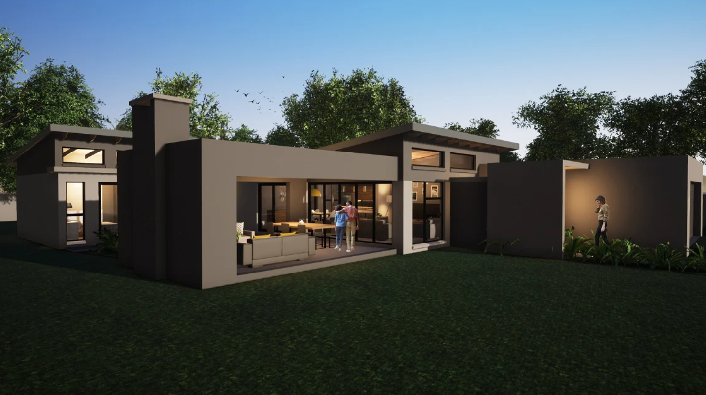 3 BEDROOM CONTEMPORARY HOUSE PLAN – CN275AN