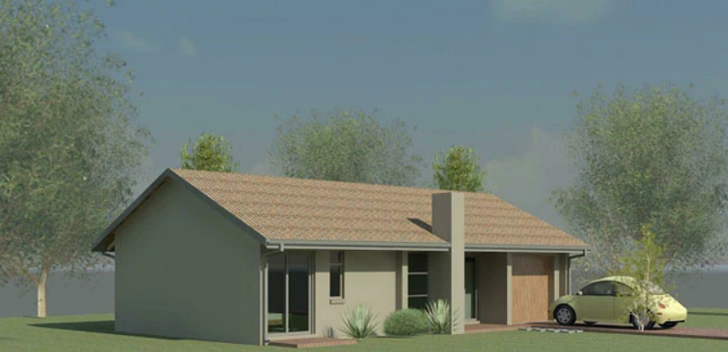 2 BEDROOM TRADITIONAL HOUSE PLAN – TR88AN