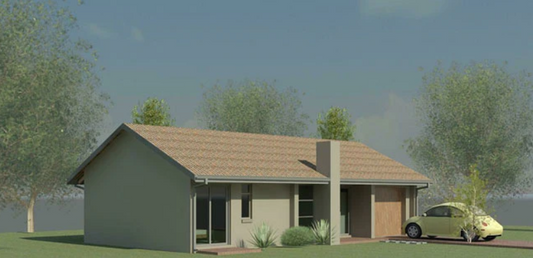 2 BEDROOM TRADITIONAL HOUSE PLAN – TR88AN