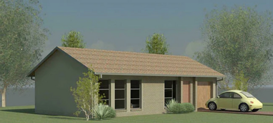2 BEDROOM TRADITIONAL HOUSE PLAN – TR80AN