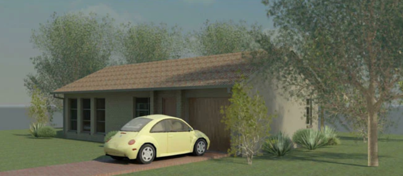 2 BEDROOM TRADITIONAL HOUSE PLAN – TR80AN