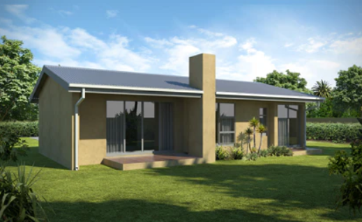 2 BEDROOM TRADITIONAL HOUSE PLAN – TR76AS