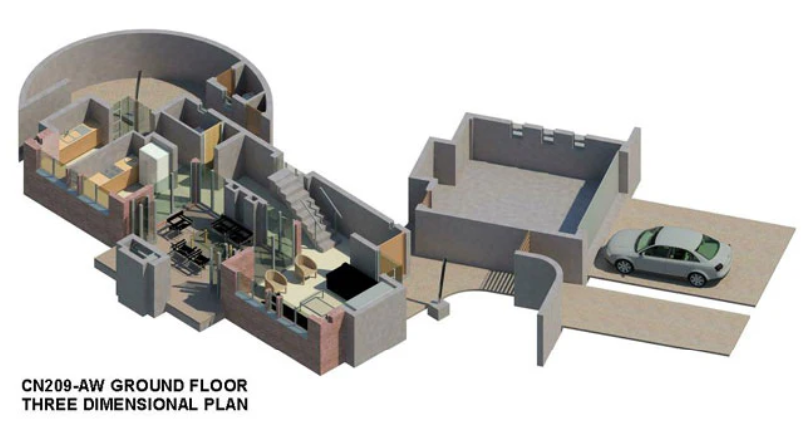 2 BEDROOM CONTEMPORARY HOUSE PLAN – CN209AW