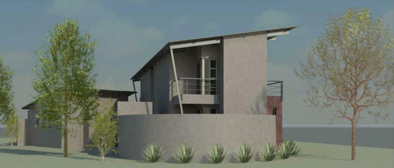 2 BEDROOM CONTEMPORARY HOUSE PLAN – CN209AW
