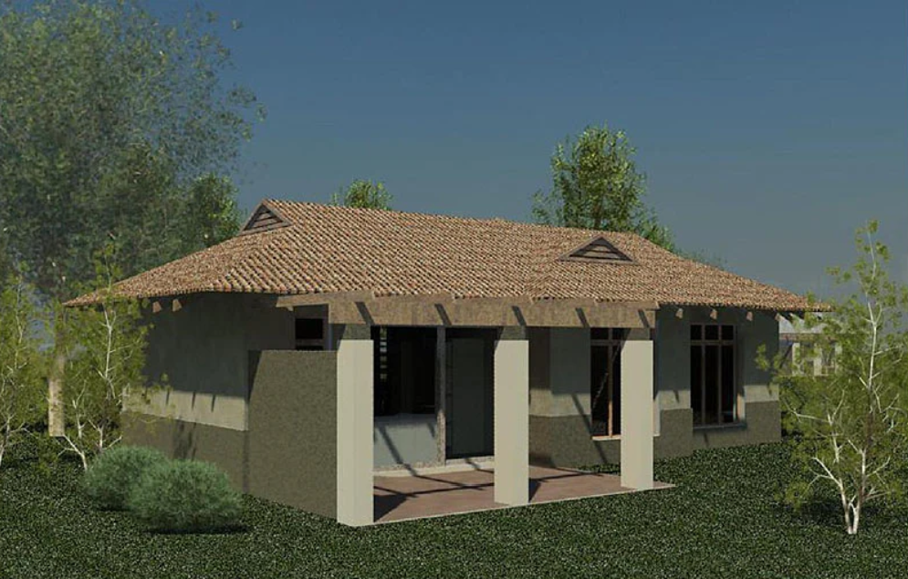 2 BEDROOM BALI HOUSE PLAN – B65AS