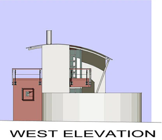 1 BEDROOM CONTEMPORARY HOUSE PLAN – CN130AW