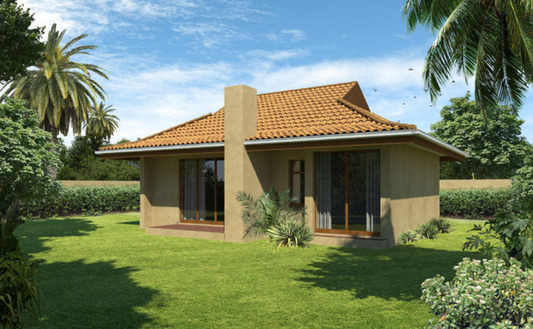 1 BEDROOM BALI HOUSE PLAN – B53AS